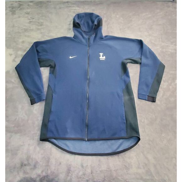 Nike Showtime Sz L Dri-Fit Full Zip Jacket Basketball Men's Blue CQ0306-419 C22 - Picture 1 of 10